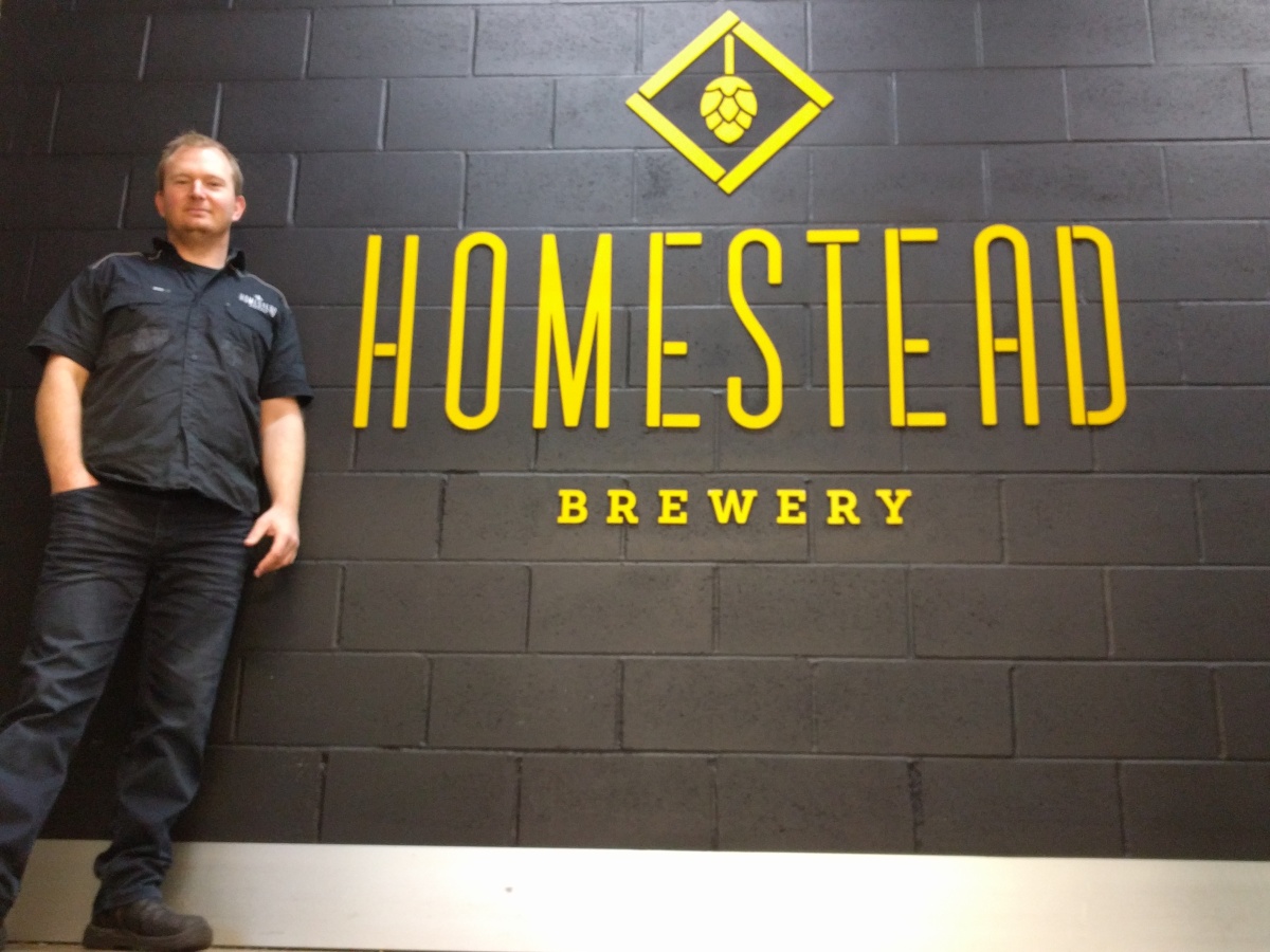 5 minutes with Steve Wearing from Homestead Brewery